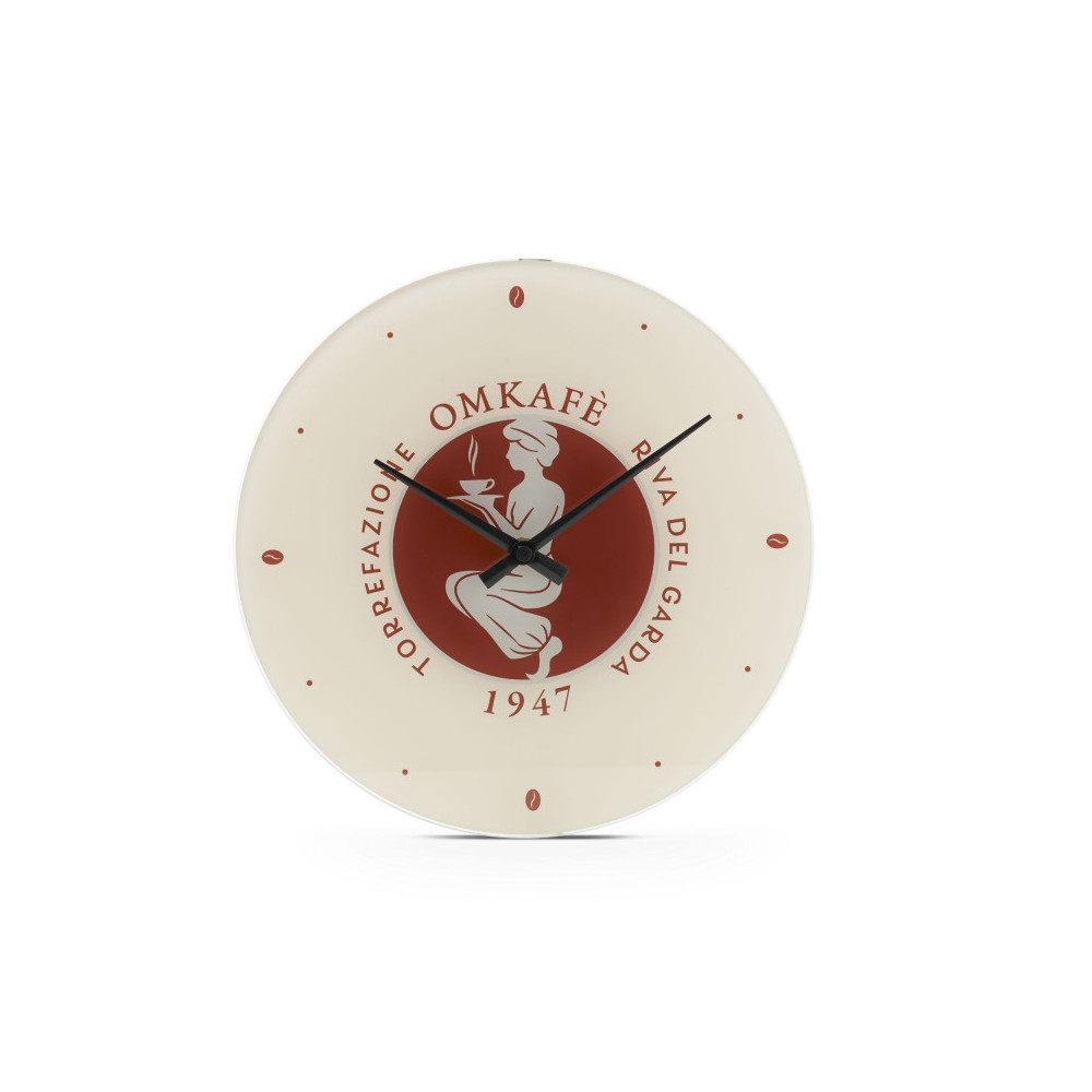 Zegar ścienny w szkle Omkafe