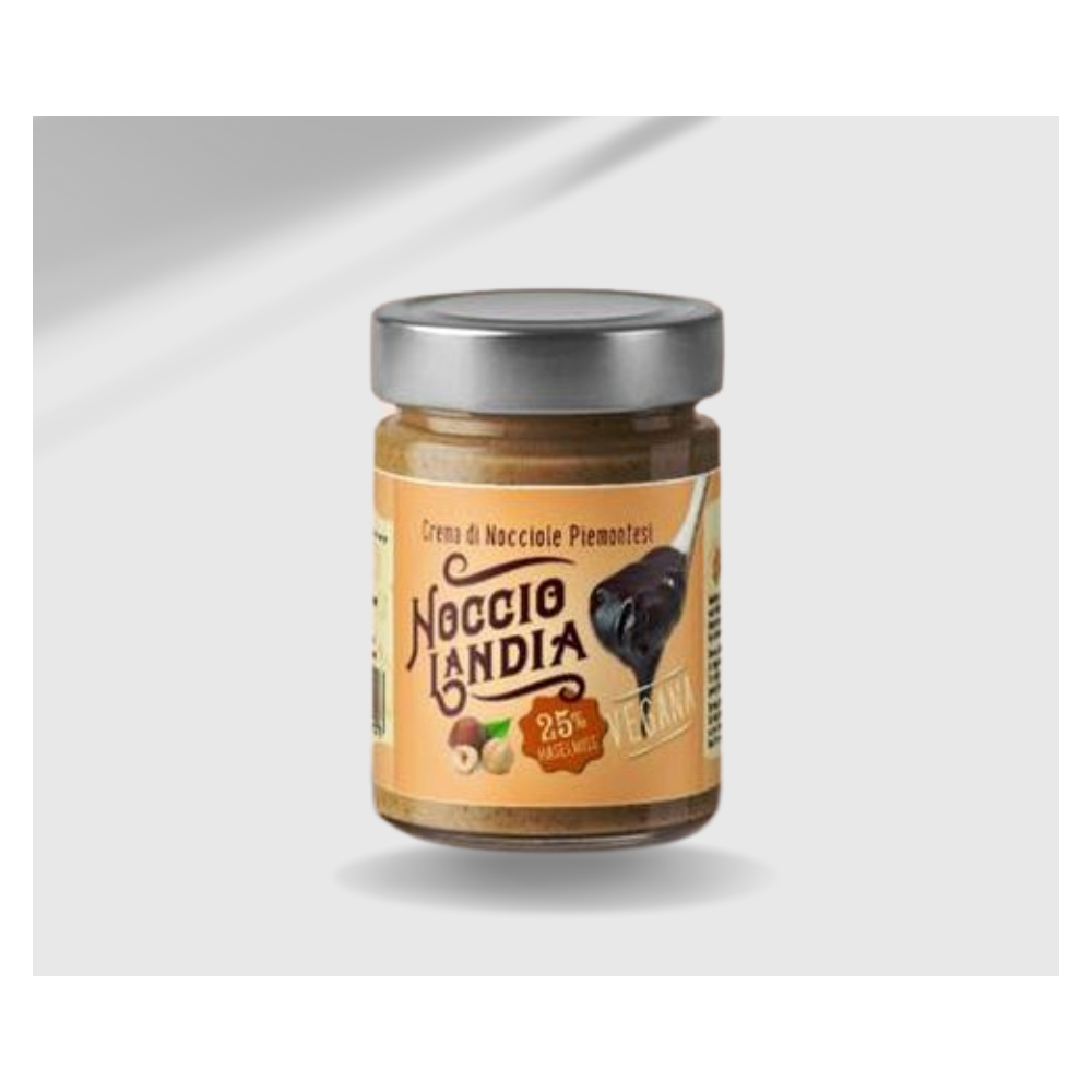 Krem do smarowania wegański orzechowo-kakaowy Vegana 25% NoccioLandia 200g
